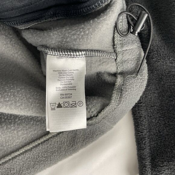 Columbia Sz L Men's Jacket Steens Mountain Full Zip Fleece 2.0 Black Gray - Picture 5 of 5